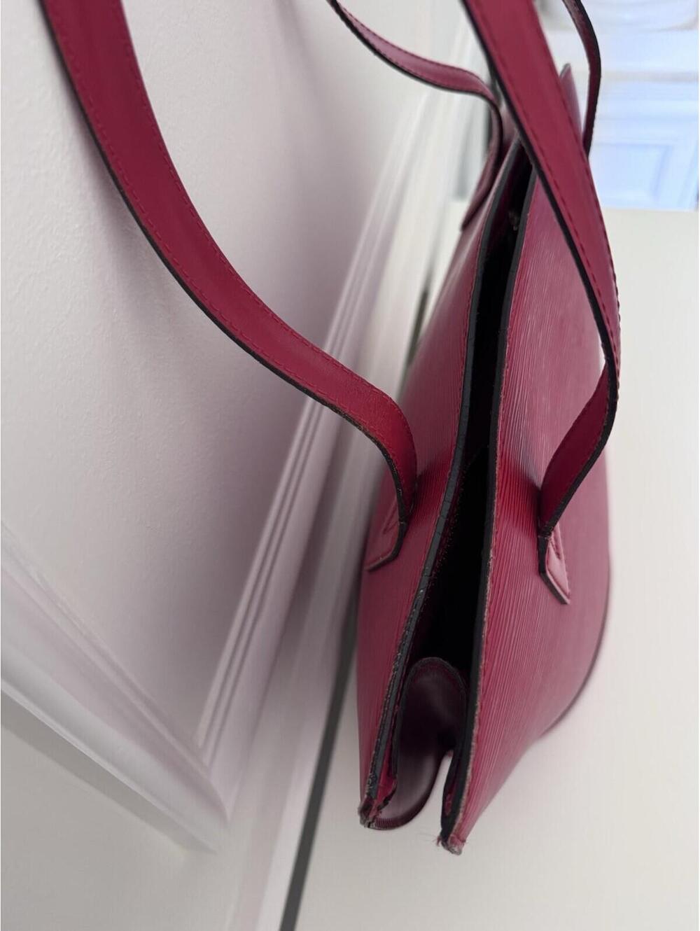 Louis Vuitton Saint Jacques Shoulder Bag Castilian Red Epi Leather - Picture 5 of 9
